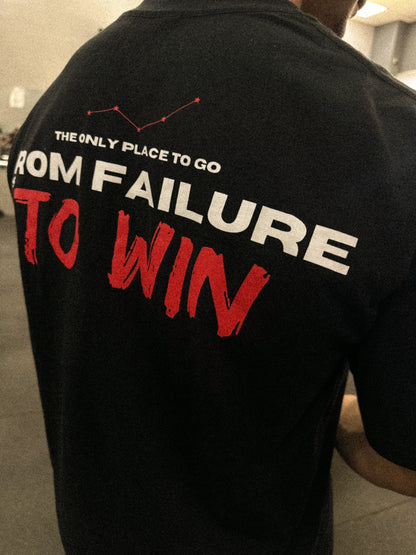 Camiseta From Failure TO WIN (negra)