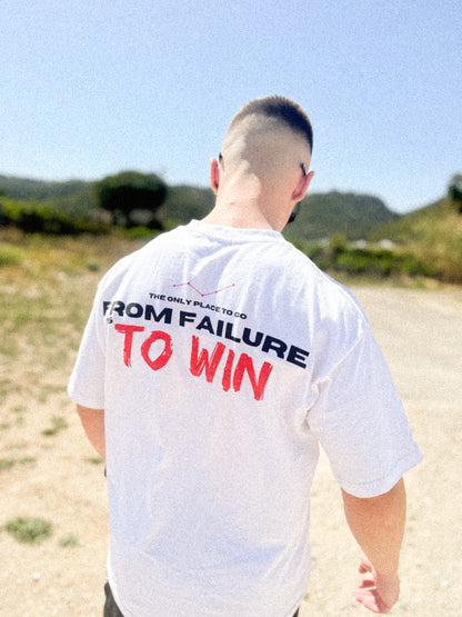 Camiseta From Failure TO WIN (blanca)